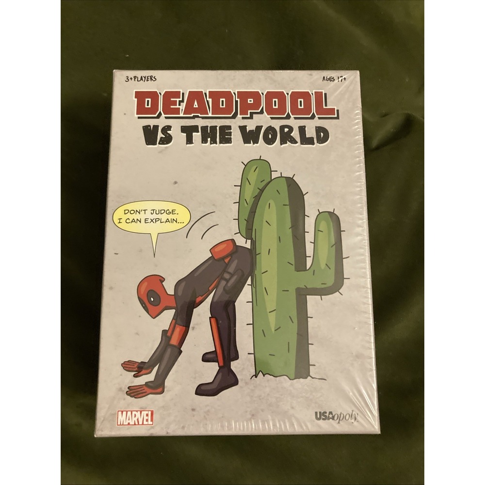 Deadpool vs The World Party Card Game 2018 USApoly Mature 17+